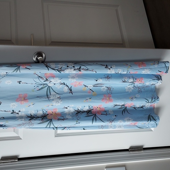 Noracora small sleeveless dress blue with flower print - Picture 2 of 12